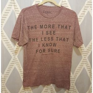Shirts - John Lennon Lyrics T-Shirt Shirts - John Lennon Lyrics T-Shirt